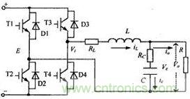 逆變器的主電路結(jié)構(gòu)