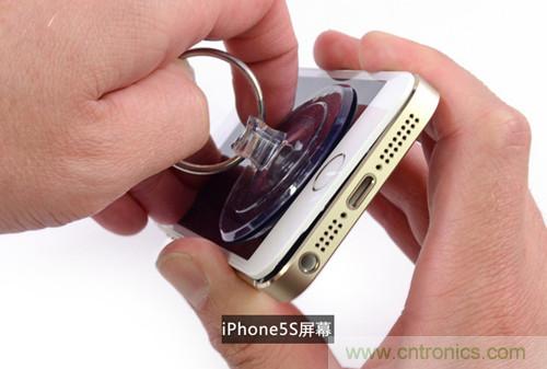 土豪金iPhone 5S拆解：內(nèi)部結(jié)構(gòu)升級，維修難度增加