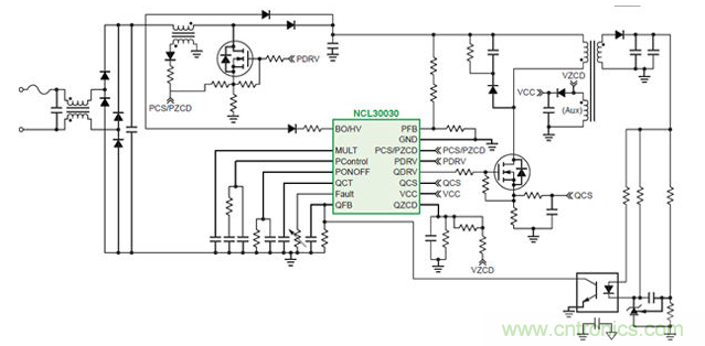 采用NCL30030的AC-DC開(kāi)關(guān)控制器LED驅(qū)動(dòng)方案