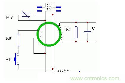 漏電保護(hù)器中的過(guò)壓保護(hù)電路