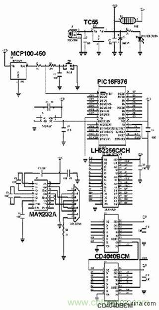  圖1、圖2、圖4和圖5中布線的電路原理圖