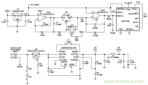 低功耗、單電源的電化學(xué)傳感器有毒氣體探測(cè)器