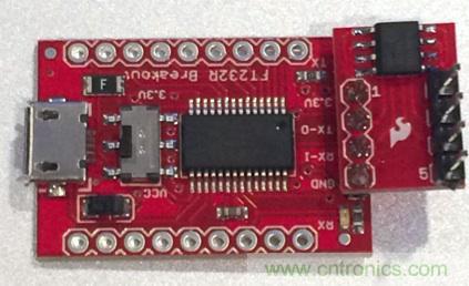  圖4：裝配好的隔離型USB-to-UART轉(zhuǎn)換器。