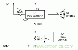 為5V 1-Wire®從器件提供過壓保護(hù)