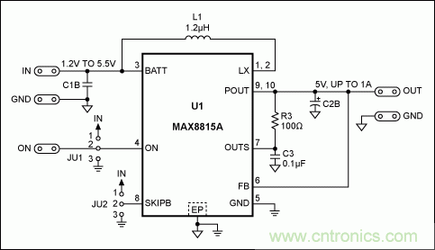 Li+電池供電、低壓高亮度(HB) LED解決方案