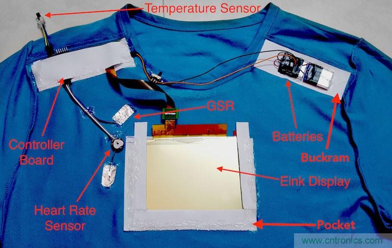 如何DIY一款能監(jiān)控個(gè)人情緒的電子T恤？