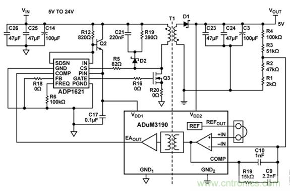 如何隔離單電源工業(yè)機(jī)器人系統(tǒng)中的高電壓