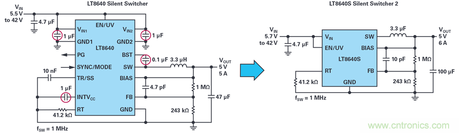 是否可以將低EMI電源安裝到擁擠的電路板上？