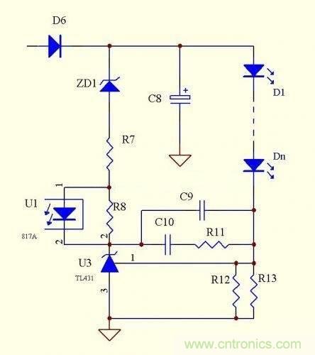 LED驅(qū)動(dòng)電源：3個(gè)電路巧妙利用TL431來(lái)恒流！