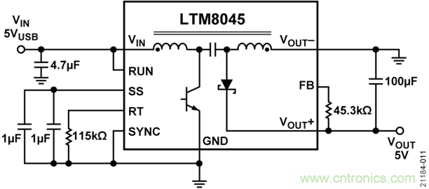 USB供電、915MHz ISM無線電頻段、具有過溫管理功能的1W功率放大器