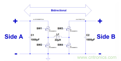 如何用碳化硅MOSFET設(shè)計雙向降壓-升壓轉(zhuǎn)換器？