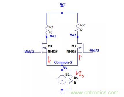 關(guān)于差分輸入電路和共模信號，差模信號關(guān)系的理解