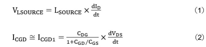 低邊開關(guān)關(guān)斷時的柵極 – 源極間電壓的動作